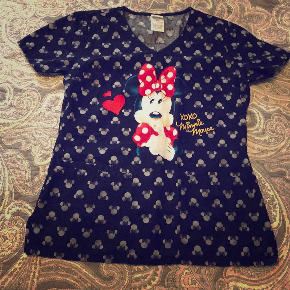 Minnie scrub top